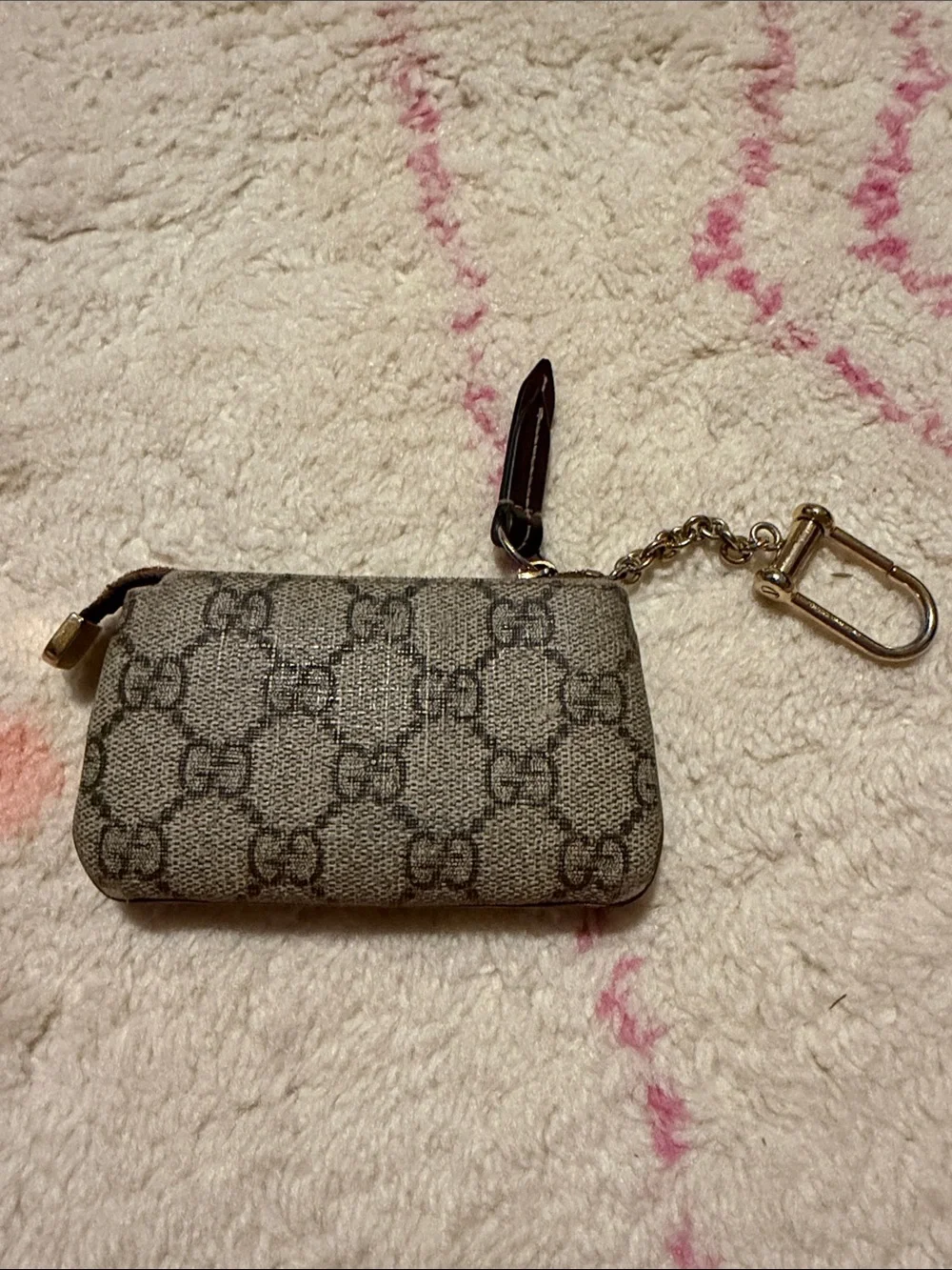 Gucci Monogram Key Pouch & Wallet